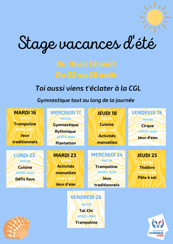 Gym Artistique Lyon Convention gymnique de Lyon